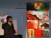 aprile 2006 - Hannover - Germania - il dr.Massimo Conti introduce il concerto di Luigi Di Pino